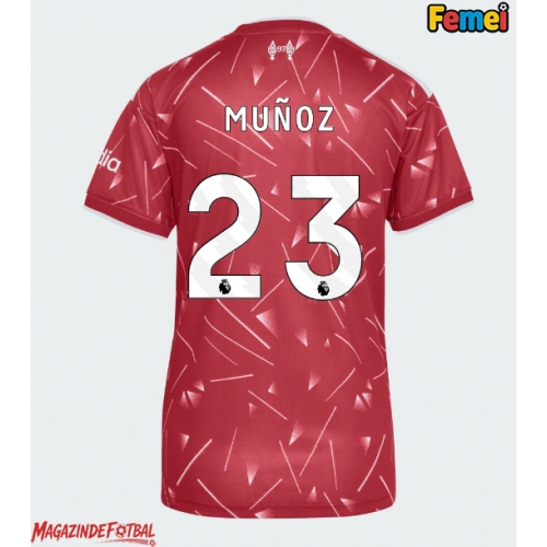 Liverpool Victor Munoz #23 Tricou Fotbal Replică 2026-27 Femei Acasa Liverpool Victor Munoz #23 Tricou Fotbal Replică 2026-27 Femei Acasa